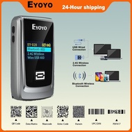Eyoyo QR Code Scanner with LCD Display Mini Portable Bluetooth Barcode Scanner 1D 2D Book Bar Code S