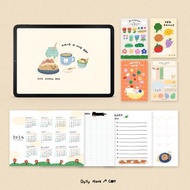 數位 電子手帳 | 2024 早餐手帳 / iPad手帳 / Goodnote模板/轉跳式