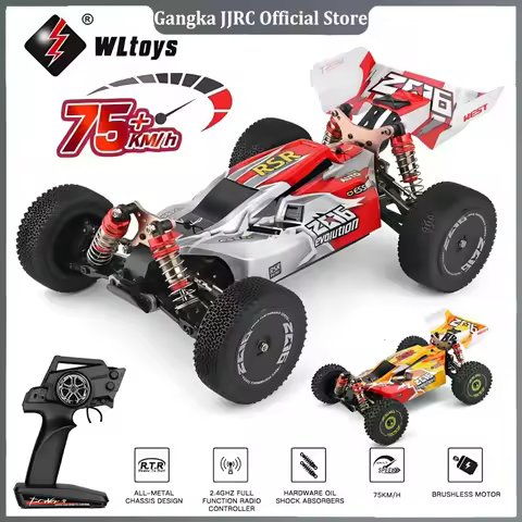 WLtoys 144001 1:14 RC Racing Car 60Km/H 2.4G Remote Control High Speed Off-Road Drift Shock Absorpti