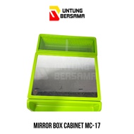MASPION MIRROR BOX MC-17 BATHROOM SHELF - MULTIPURPOSE GLASS WALL CABINET