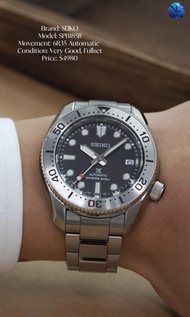 ⚫️新品同樣SEIKO 精工1968復刻潛水款✅️- SPB185J1🔥
二手中古 SEIKO 精工 Prospex Automatic Diver’s SPB185
-6R35自動/手動上鏈機芯
-