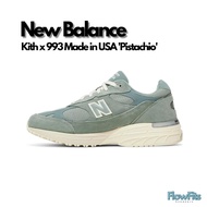 New Balance 993 Made in USA x Kith 'Pistachio' MR993KH1 BNIB ORIGINAL Sneakers Pria Wanita UNISEX