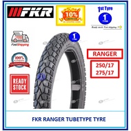 { DUAL SPORTS } FKR MOTORCYCLE TYRE RANGER 250/17, 275/17 TUBETYPE TYRE [ TAYAR 2026 ]