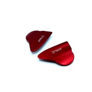 ตัวอุดรูยึดกระจก แผ่นปิดรูกระจก CNC อลูมิเนียม พร้อมน็อตสเตนเลสพร้อมติดตั้ง แบรนด์ FAKIE ตัวอุดกระจก