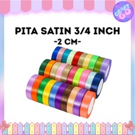 Satin Ribbon 3/ 4 inch = 2 cm 3/4" 2cm 3/4'