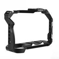 Andoer Camera Cage Aluminum Alloy Video Cage with Cold Shoe Mount Numerous 1/4 Inch Threads Replacem