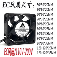 [Radiator] EC Fan AC110-220V 6020 6025 7025 8020 8025 9025 12038 14025