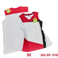3-hole sports shirt for volleyball, badminton, table tennis 3L 018