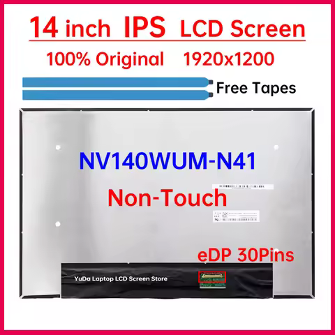 14" Laptop LCD Screen NV140WUM N41 NV140WUM-N41 For HP ZBook Firefly 14 G7 HP EliteBook 840 G9 G10 D