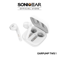 SonicGear Earpump TWS 1 (2021) True Wireless Stereo Earbuds | BT 5.1 | 60ms Low Latency | Ultra Long 68Hours Playtime