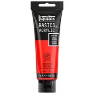 LIQUITEX BASICS ACRYLIC - FLUORESCENT RED
