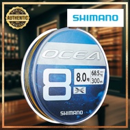 Shimano Ocia 8 Line 300m #8.0 SW Navy LD-A71S Fishing Line[Direct from Japan]