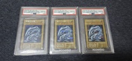遊戲王 藍眼白龍 三張 PSA 鑑定卡 3連號