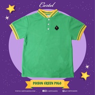 (CC) เสื้อโปโลเด็กผู้ชายสีเขียว อายุ 2-12ปี POISON GREEN POLO /Cartelkids