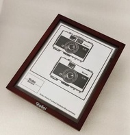裝置收藏品：罕有 Rollei B35,C35 印刷品連相架 27.2 cm X 22.2cm