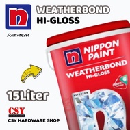 Nippon Paint Weatherbond Flex (OLD PACKING) / WEATHERBOND HI-GLOSS (NEW) 15Liter
