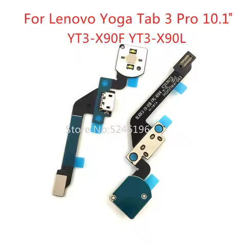 1pcs USB Charger Dock Connector Board Port Flex Cable For Lenovo Yoga Tab 3 Pro 10.1" YT3-X90L YT3-X