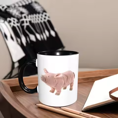 Knorrig- Ikea Pig Mug Funny Ceramic Coffee Cups Tea Mugs Milk Cup Drinkware Gifts for Friends