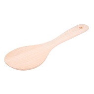 Flat wooden Rice paddle spatula Natural wood turner  sanduc