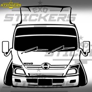 Sticker lori HINO tayar kepak geng lori