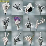 REBLUE Articulated Hand Model, Adjustable Left/Right Anatomically Accurate Jointed Hand, Hand Finger