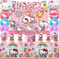 Hello Kitty Birthday Party Supplies, 36 Pcs Hello Kitty Party Decorations Set - Hello Kitty Birthday