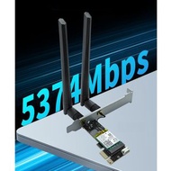 實體店鋪(Wifi 7 $328 /Wifi 6 $268)AX5400 PCIe PCI-E WiFi 6 6E Card Intel AX210 Chip BT 5.3 WPA3 11AX Tri Band Wireless Adapter with MU-MIMO, OFDMA, Ultra-Low Latency, Low-Profile Bracket, Windows 11, 10 (64bit) 極速三頻2.4G/5G/6G雙天線接收器/穿牆接收wifi 藍牙5.3無線電競發射器上網卡接收器
