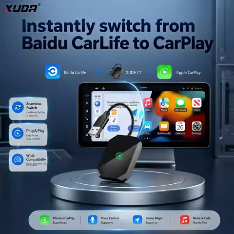 XUDA C7 For BAIC CHERY GAC TOYOTA Aion Dongfeng Honda Smart Box Solution Google Waze Live Map Conver