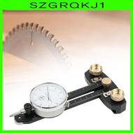 [szgrqkj1] Table Saw Gauge Calibration Tool Functional Cutting Jig Accurate Dial Indicator Gauge Alignment Jig for Band Saws