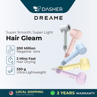 Dreame Gleam High Speed Hair Dryer | 40sec quick drying | 200Million Negative Ion | 65m/s airspeed |