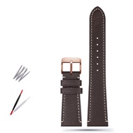 แถบนาฬิกาหนังวินเทจ20มม. 22มม. พิเศษสำหรับ Tudor Black Bay 1958 39มม. 41มม. GMT Pelagos Pin/พับหัวเข