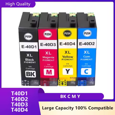 Compatible T40D1 T40D2 T40D3 T40D4 T40D Ink Cartridge for Epson SureColor SC-T3100 SC-T5100 SC-T2100
