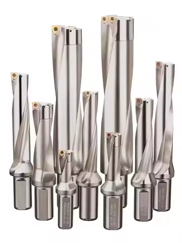 U-drilling Tool Bar Lathe with Flat Bottomed U-shaped Shallow Deep Hole SP Water Jet Drill CNC Fast 