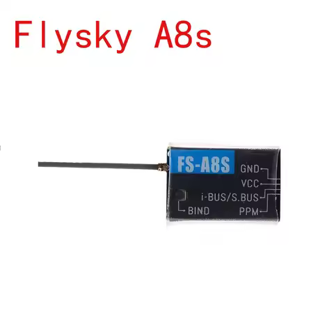 Flysky FS-A8S 2.4G 8CH Mini Receiver with ANTENNA PPM i-BUS SBUS For RC Qaudcopter FPV Racing Drone 