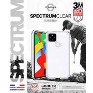 France ITSKINS Antibacterial Shock-Resistant Protective Case Pixel 5 SPECTRUM CLEAR-Antibacterial