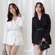 Noa Blazer with Belt - Atwell Apparel