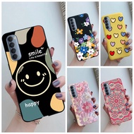 For Reno 4 Pro Case CPH2109 Painted Soft Silicone Candy Color Phone Cover for OPPO Reno4 Pro 5G Reno4pro Case Funda Fashion Capa Cellphone Shell for Boys Girls