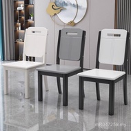 Wooden White Solid Wood Simple Backrest Chair Dining Chair High-value Chair Household Modern Chinese