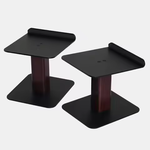 2 Pack Wooden Desktop Speaker Stand for Edifier MR3 MR4 R1280T Universal Speaker Riser Support for 3