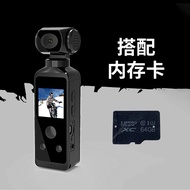 {GUGUSO} 4K Ultra HD Pocket Action Camera 270° Rotatable Vlog Wifi Mini Sports Cam Waterproof Case H