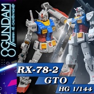 HG GTO Rx-78-2 Origin Fighter Assembly Model (free base + water decal)