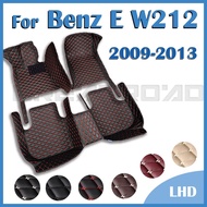RHD Car Floor Mats For Benz E W212 Sedan 2009 2010 2011 2012 2013 Custom Auto Foot Pads Automobile Carpet Cover Interior Accessories