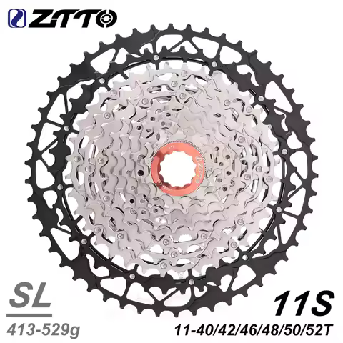 ZTTO Ultra Light Steel 11 Speed Mountain Bike Cassette MTB Freewheel 11Speed Bicycle Sprocket HG Hub
