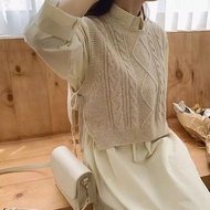 SIDOCABLE KNITTED VEST Knit Vest Vest Woman
