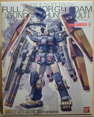 全新 MG Ver. Ka  FA-78 全裝甲高達 雷霆宙域版 (Bandai紅標)