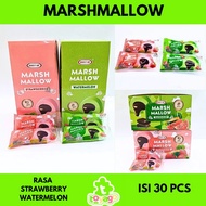 Sweet me marshmallow rasa strawberry dan semangka watermelon stroberi isi 30 pcs permen grosir murah