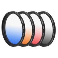 Camera Lens Filter 49 52 55 58 62 67 72 77 mm Grad Color lens filter for Cannon Nikon Sony Pentax