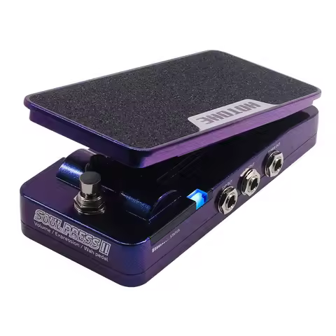 Hotone Soul Press II 4 in 1 Switchable Wah Active Volume Passive Expression Effect Pedal with Visibl