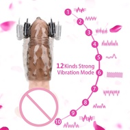 ▧☢OLO Penis Vibrators 12 Speed Cock Trainer Glans Massage Erotic Delay Ejaculation Male