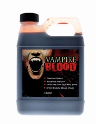 1 Gallon Fake Vampire Blood for Halloween Costume, Zombie, Vampire and Monster Makeup & Dress Up
